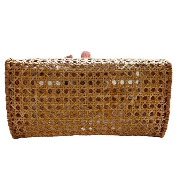 Serpui Suzy Wicker Tassel Tote Bag - Picture 6 of 14